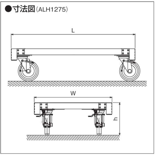 ALHシリーズ寸法図